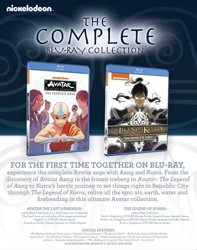 Vista 2 de Avatar & Legend of Korra Complete Series Collection