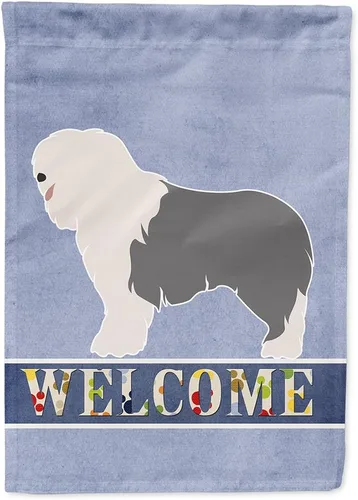 Vista 49 de Caroline's Treasures BB8334GF AIDI Bandera de jardín para perro de montaña del Atlas, bandera de buzón azul, bandera decorativa para patio exterior