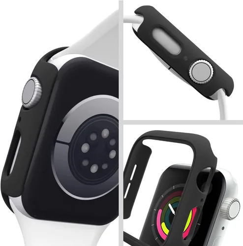 Vista 3 de Compatible con Apple Watch de 1.654 pulgadas Series 10 (2024), protector de parachoques superfino, cubierta dura de policarbonato, ligero, delgado