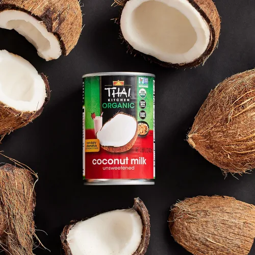Vista 10 de Thai Kitchen Leche orgánica de coco sin azúcar, 13.66 fl oz