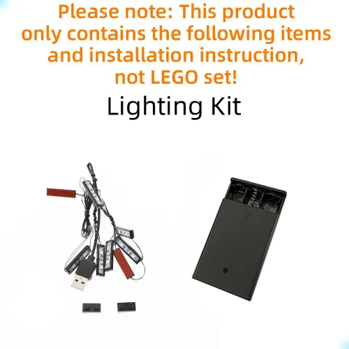 Vista 3 de GEAMENT Kit de luces LED compatible con Lego BMW M 1000 RR - Juego de iluminación para modelo de construcción Technic 42130
