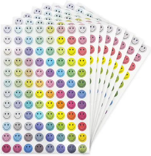 Vista 8 de Pegatinas de Manzana de 1.27 cm, Autoadhesivas para Álbum de Recortes/Artesanías DIY para Niños/Calcomanías de Recompensa para Maestros (Multicolor)