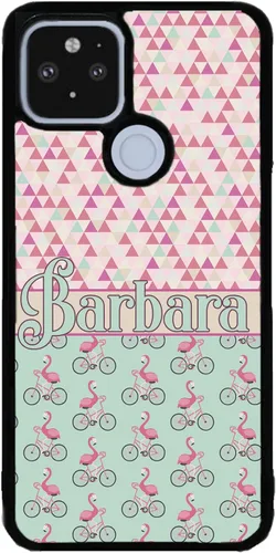 Vista 9 de Flamingo's Riding Bicycle's Bikes - Funda de goma negra compatible con Google Pixel 10, 10 Pro, 10 Pro XL, 9a, 9 Pro, Pixel 9, Pixel 9 Pro XL, 8a, 8