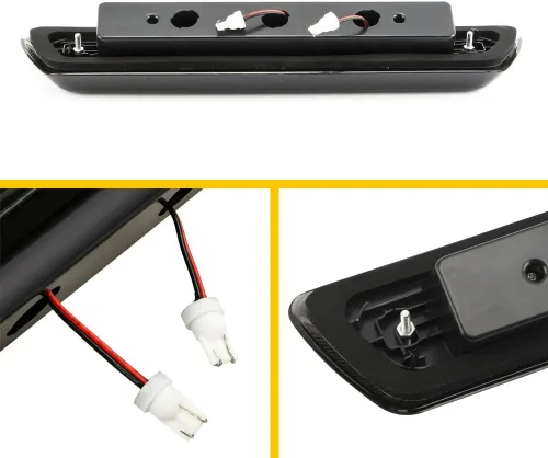 Vista 7 de 3ª luz de freno negra ahumada, compatible con Ford F150 2009-2014 (no para modelos Raptor)