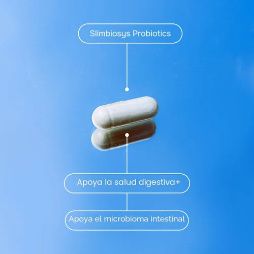 Vista 5 de envitamin Slimbiosys Ultra Probiotic Cápsula - Pre y probióticos para mujeres y hombres - Apoya tu microbioma