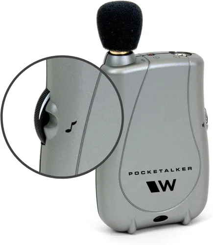 Vista 3 de Amplificador duo con auricular miniatura y auriculares plegables Williams PKT D1 EH pocketalker ultra