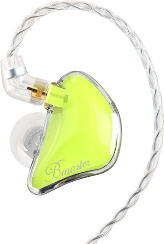 Vista 9 de BASN Bmaster Triple Drivers in Ear Monitor Auriculares (negro) iem de aislamiento de sonido con dos cables mmcx desmontables, kit de transporte