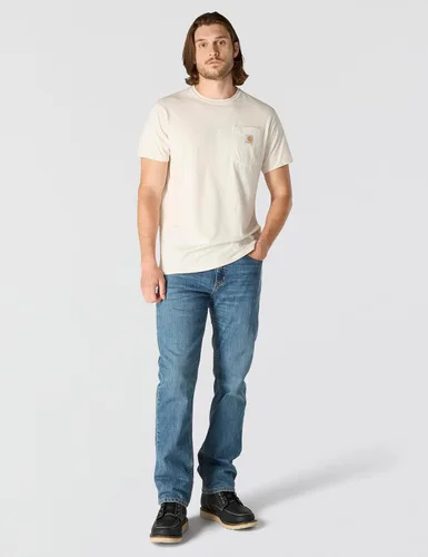 Vista 5 de Carhartt Force - Camiseta de manga corta, con bolsillo, de ajuste holgado y peso medio para hombre Malt