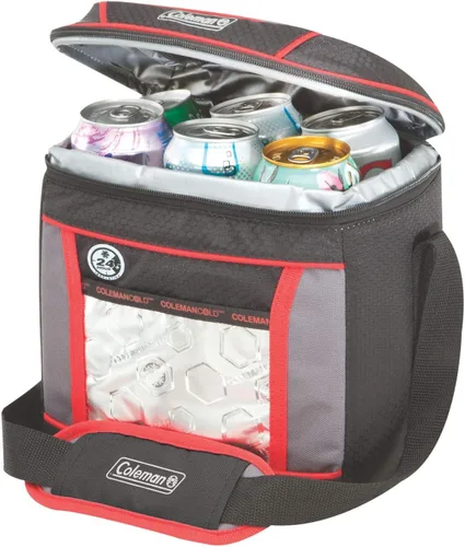 Vista 2 de Coleman Bolsa térmica suave Mantiene el hielo hasta 24 horas Enfriador de almuerzo aislado con correas ajustables para el hombro Ideal