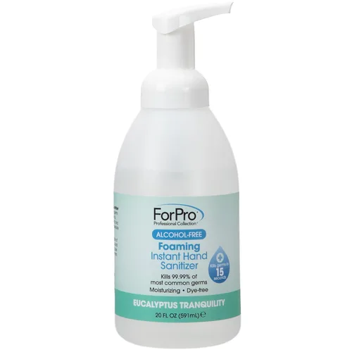 Vista 10 de ForPro - Desinfectante instantáneo de manos espumoso sin alcohol, hidratante y sin colorantes, aroma a menta y pepino, 1.7 onzas líquidas