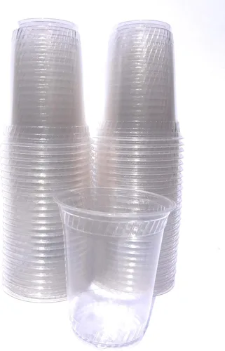 Vista 4 de Fabri-Kal Vasos transparentes compostables para fiestas Plástico PLA biodegradable ecológico de Greenware 12 oz 100