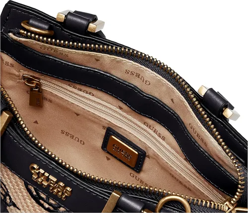 Vista 4 de GUESS Katey Mini bolsa Estampado negro floral