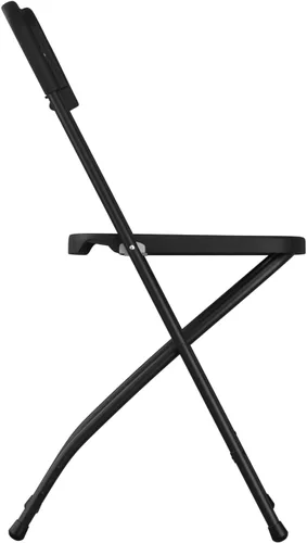 Vista 4 de Juego de 10 sillas plegables con textura y contorno negro