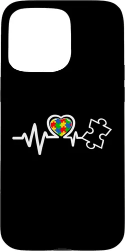 Vista 31 de Heart Puzzle Piece Heartbeat Cool Autism Awareness Case for iPhone 16