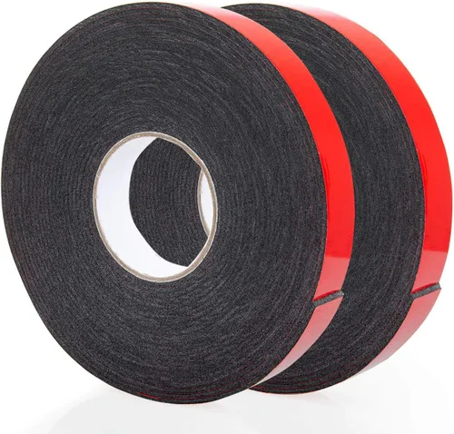Vista 9 de Cinta adhesiva de espuma de doble cara 0.39 pulgadas x 5 metros, cinta adhesiva resistente para montaje, tiras adhesivas fuertes impermeables