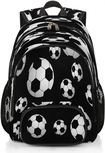 Vista 11 de Mochilas escolares para mujeres y hombres - Elegante mochila escolar universitaria - Mochilas de viaje resistentes al agua para niñas y niños, Azteca