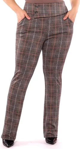 Vista 2 de ShoSho Pantalones ajustados de talla grande para mujer, pantalones ajustados de meter