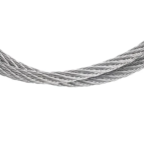 Vista 3 de Cable semi-flexible de acero inoxidable de 1/4" 7x7 T304, multiusos - carrete de 1,000 pies