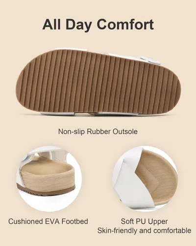 Vista 4 de Cubufly Sandalias para niños con tiras cruzadas y puntera abierta, zapatos de verano para uso en interiores y exteriores, para niños pequeños