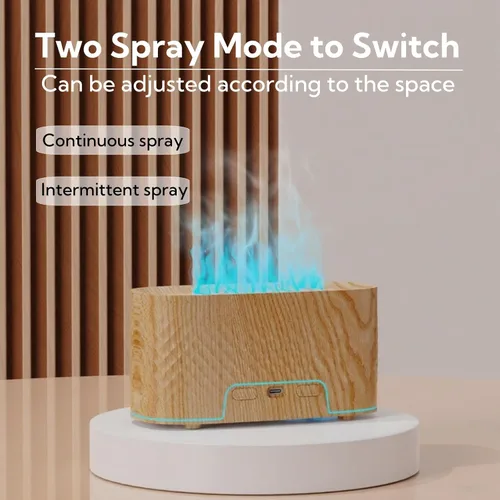 Vista 4 de Humidificador portátil pequeño con boquilla doble, humidificadores grandes de niebla fría, puertos de pulverización dobles, protección contra
