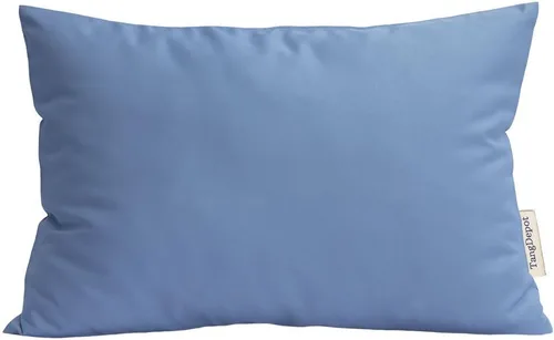 Vista 73 de TangDepot Fundas de almohada sólidas de seda sintética duradera, fundas de almohada cuadradas decorativas, fundas de almohada para interiores y Azul