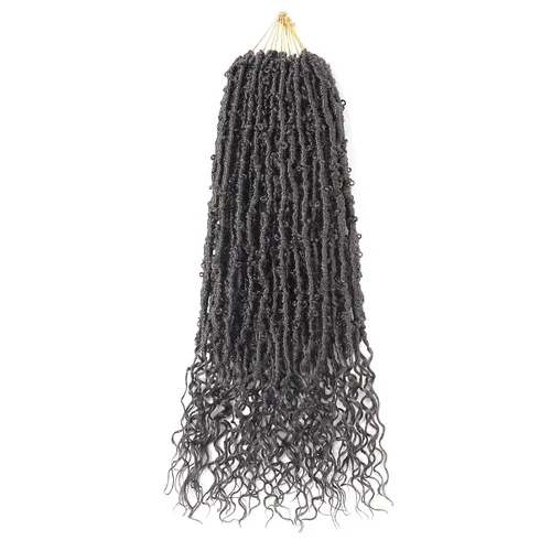 Vista 13 de Superlight Butterfly Locs - Cabello de ganchillo de 12 pulgadas, 6 paquetes