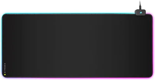 Vista 2 de Corsair Nightsword RGB - Mouse ergonómico óptico para juegos FPSMOBA con retroiluminación RGB LED 18000 DPI negro y MM700 RGB extendido de tela