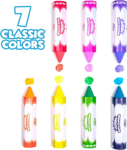 Vista 3 de Crayones de baño jumbo Smooth™ y juguetes de baño sin moho