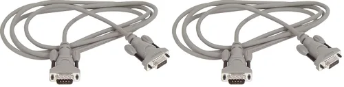Vista 2 de Belkin Cable de extensión serial, DB9 M/F, 10 pies, ratón/PC