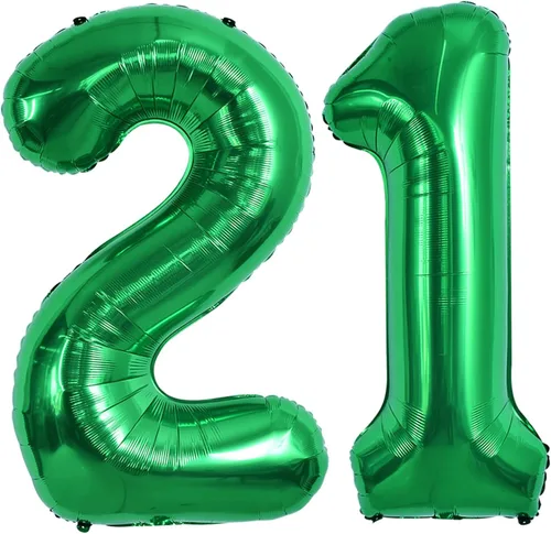 Vista 48 de Globos de números grandes, negros, de 40 pulgadas