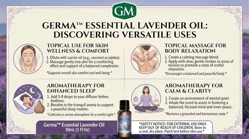 Vista 6 de Aceite de Lavanda para Masaje Corporal y Aromaterapia de Baño 1 oz QTY 3 Aceite de Lavanda