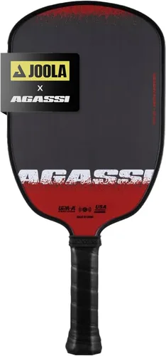 Vista 11 de Juego de JOOLA Agassi/GRAF Champion con palas de pickleball, bolas y bolsa con asa - Raqueta de pickleball arenizada - Forma Agassi con zona de Set