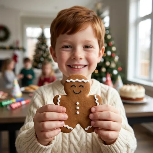 Vista 2 de Happy Gingerbread Man - Cortador de galletas, 3" por Ann Clark Cookie Cutters