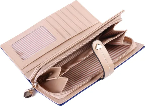 Vista 3 de Damara Women Large Practical Wallet Snap Closure Purse
