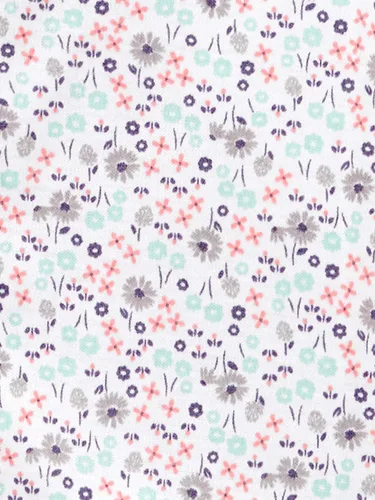 Vista 3 de Simple Joys by Carter's Manta de algodón sin mangas para bebé, paquete de 3 Corazones/Floral