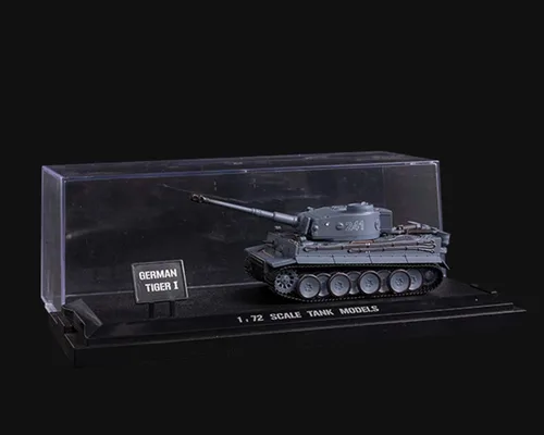 Vista 6 de POCO DIVO Tanque Tiger I Alemán Diecast a escala 1/72 Colección de exhibición Modelo de acción