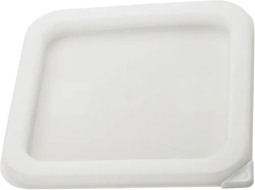 Vista 6 de Winco Contenedor de plástico cuadrado blanco de 22 cuartos