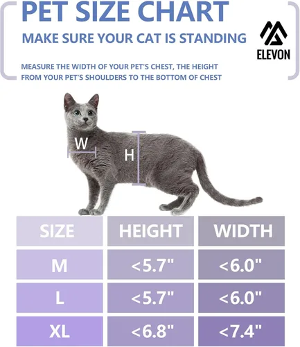 Vista 2 de Elevon Puerta de gato para ventanas, solapa de gato con bloqueo de 4 vías para puerta y pared delgada, puerta de mascotas ABS resistente a