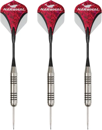 Vista 9 de Narwhal Tournament 22g Steel Tip Darts - 3 Pack 5.5 in. Darts with Metal Tip and Storage Case