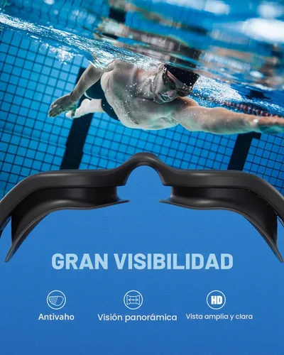 Vista 5 de ZIONOR G1 Air Swim Goggles Adult, Polarized for Outdoor, Open Water