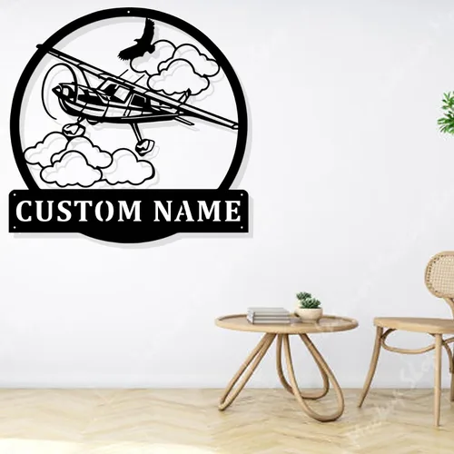 Vista 63 de Letrero de metal personalizado con nombre de camión, semirremolque, arte de pared para valla de garaje, patio, decoración al aire libre, letrero