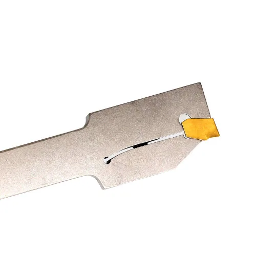 Vista 4 de OSCARBIDE Soporte para herramientas de corte de ranurado y separación de torno de 1/2" con 10 insertos Diestro 10 piezas de insertos de carburo