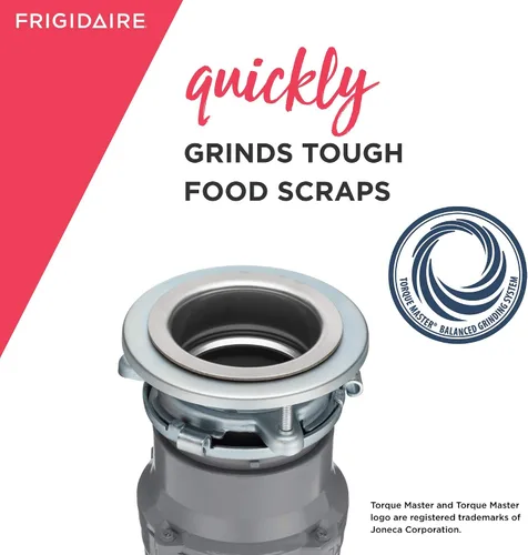 Vista 2 de Frigidaire Triturador de Basura con Cable de 1/2 HP para Fregaderos de Cocina FF05DISPC1