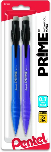 Vista 2 de Pentel Prime - Portaminas de 0.028 in, varios colores, paquete de 2 (AX7BP2)