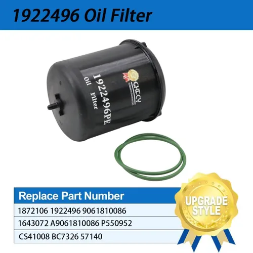 Vista 5 de Filtro de aceite 1922496, filtro de aceite 1948921, filtro de combustible 1852006, filtro de combustible K37-1004 compatible con camiones MX11 MX13