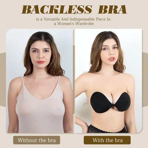 Vista 2 de unetme Sticky Bra + Nipple Covers + Boob Tapes + Gift Box