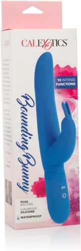 Vista 3 de CalExotics Posh - Conejito de silicona de 10 funciones, azul (SE-4540-10-3)