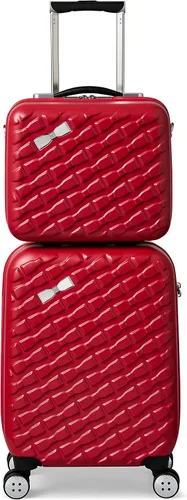 Vista 6 de Ted Baker Equipaje giratorio ligero de moda Belle para mujer, Rojo -, Maleta