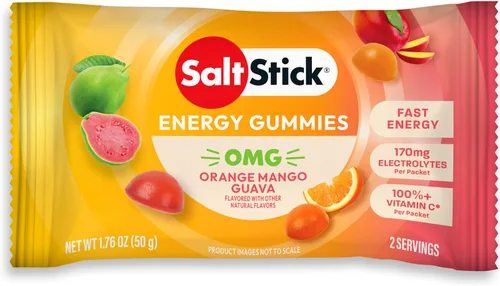 Vista 7 de SaltStick Gomitas energéticas con electrolitos, manzana verde, gomitas de electrolitos fáciles de masticar, masticables energéticos que saben muy