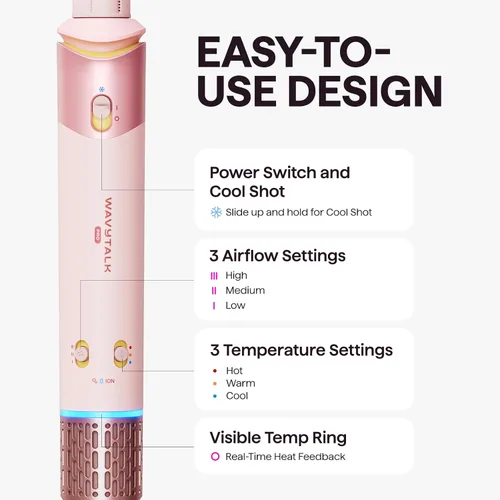 Vista 7 de Wavytalk Airshape Pro Signature Air Styler Set for Quick Styling